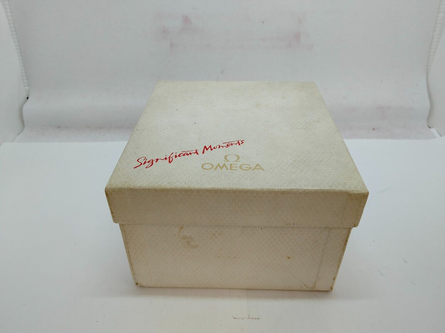 VINTAGE GENUINE OMEGA Speedmaster Seamaster watch box case gray 0915002yS