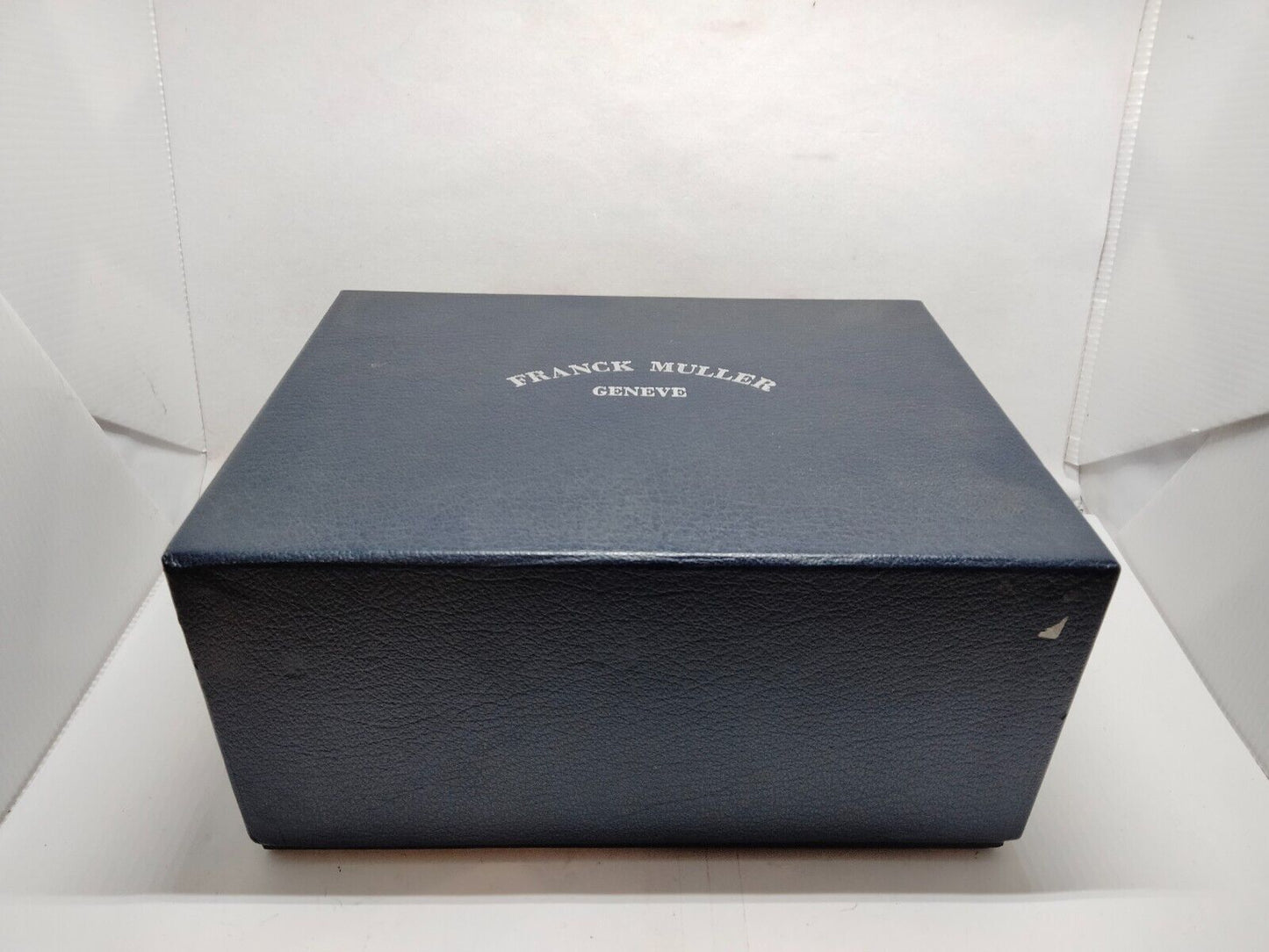 VINTAGE GENUINE FRANCK MULLER watch box case warranty guarantee wood 230828001yS