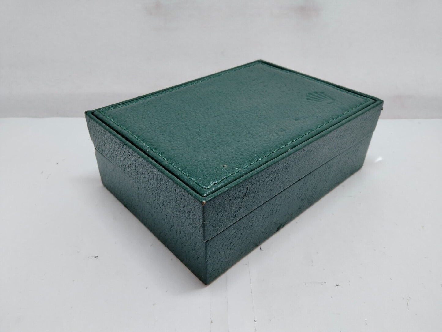 VINTAGE GENUINE ROLEX watch box case 68.00.55 Green no inner calendar 0129005y2S