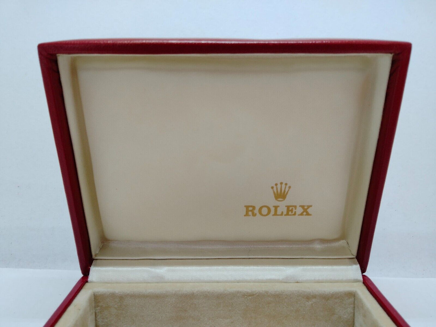 VINTAGE GENUINE ROLEX red watch box case 14.00.02 0707003y8S