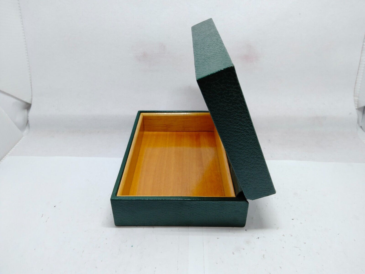 VINTAGE GENUINE ROLEX watch box case 68.00.55 Green no inner wood 0208001y5S