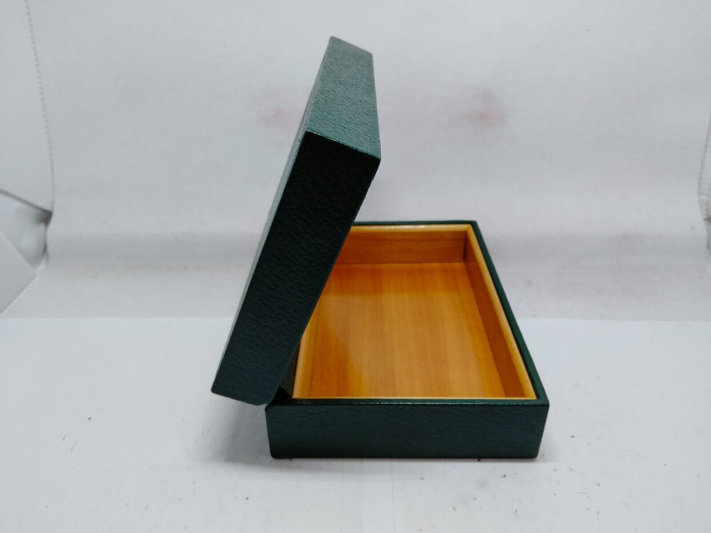 VINTAGE GENUINE ROLEX watch box case 68.00.55 Green no inner wood 0208001y5S