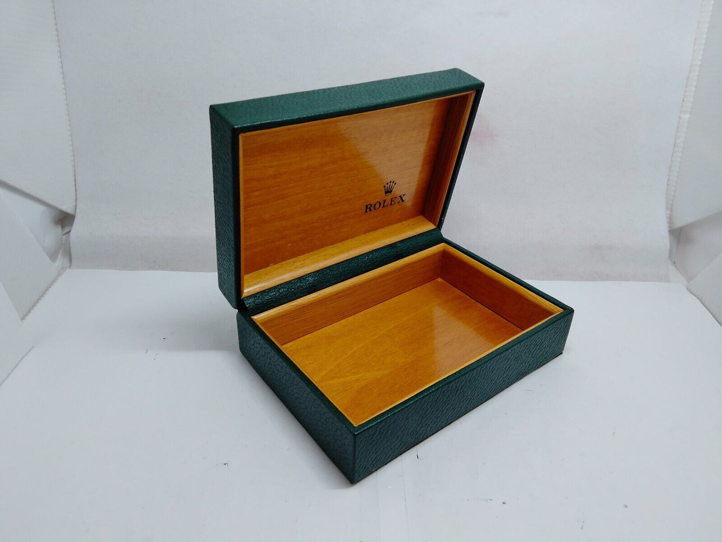 VINTAGE GENUINE ROLEX watch box case 68.00.55 no inner wood leather 0119004y6S