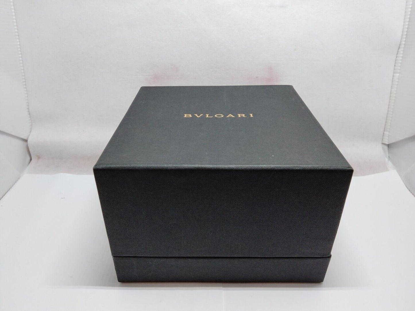 BVLGARI watch box case warranty guarantee booklet black leather wood 230628001yS