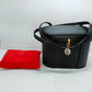 VINTAGE GENUINE OMEGA watch box case red black leather 0418004yS