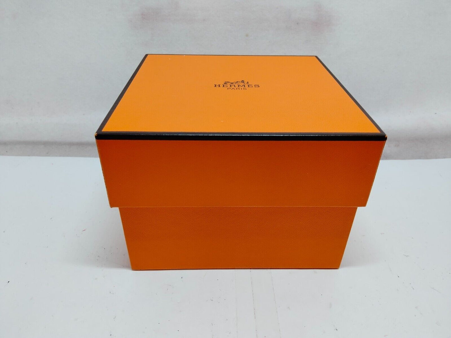 VINTAGE GENUINE HERMES orange case leather watch box case booklet 230730010yS