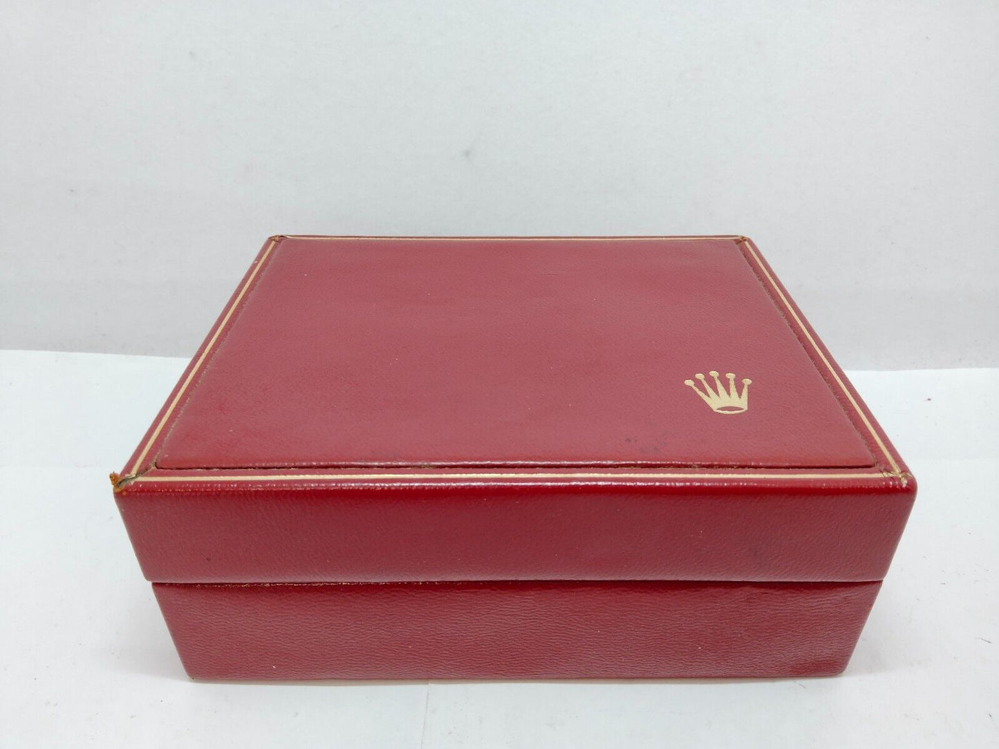 VINTAGE GENUINE ROLEX red watch box case 14.00.02 0707003y8S