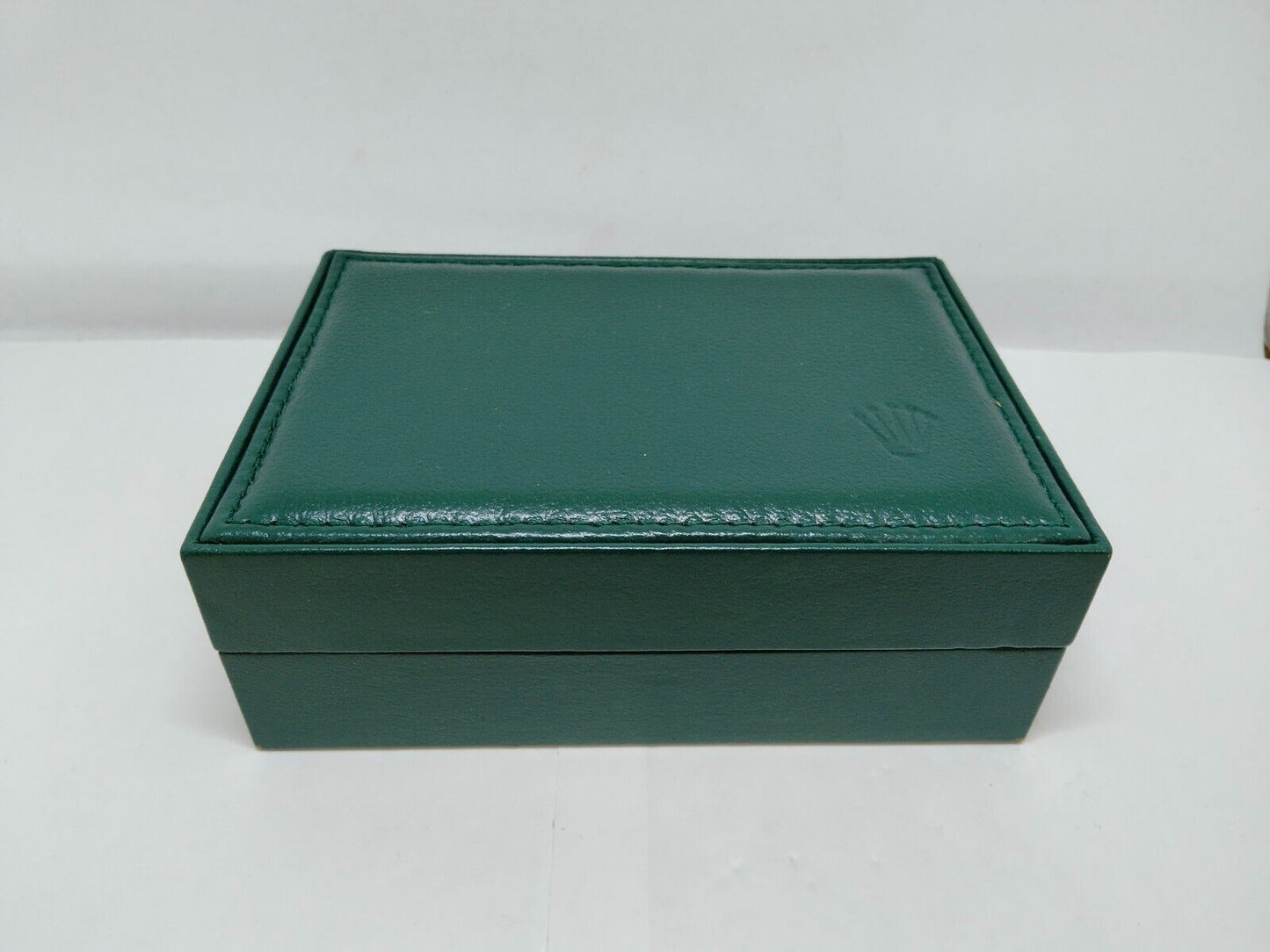 VINTAGE GENUINE ROLEX watch box case no inner cushion 68.00.71 Green 0619001y10S