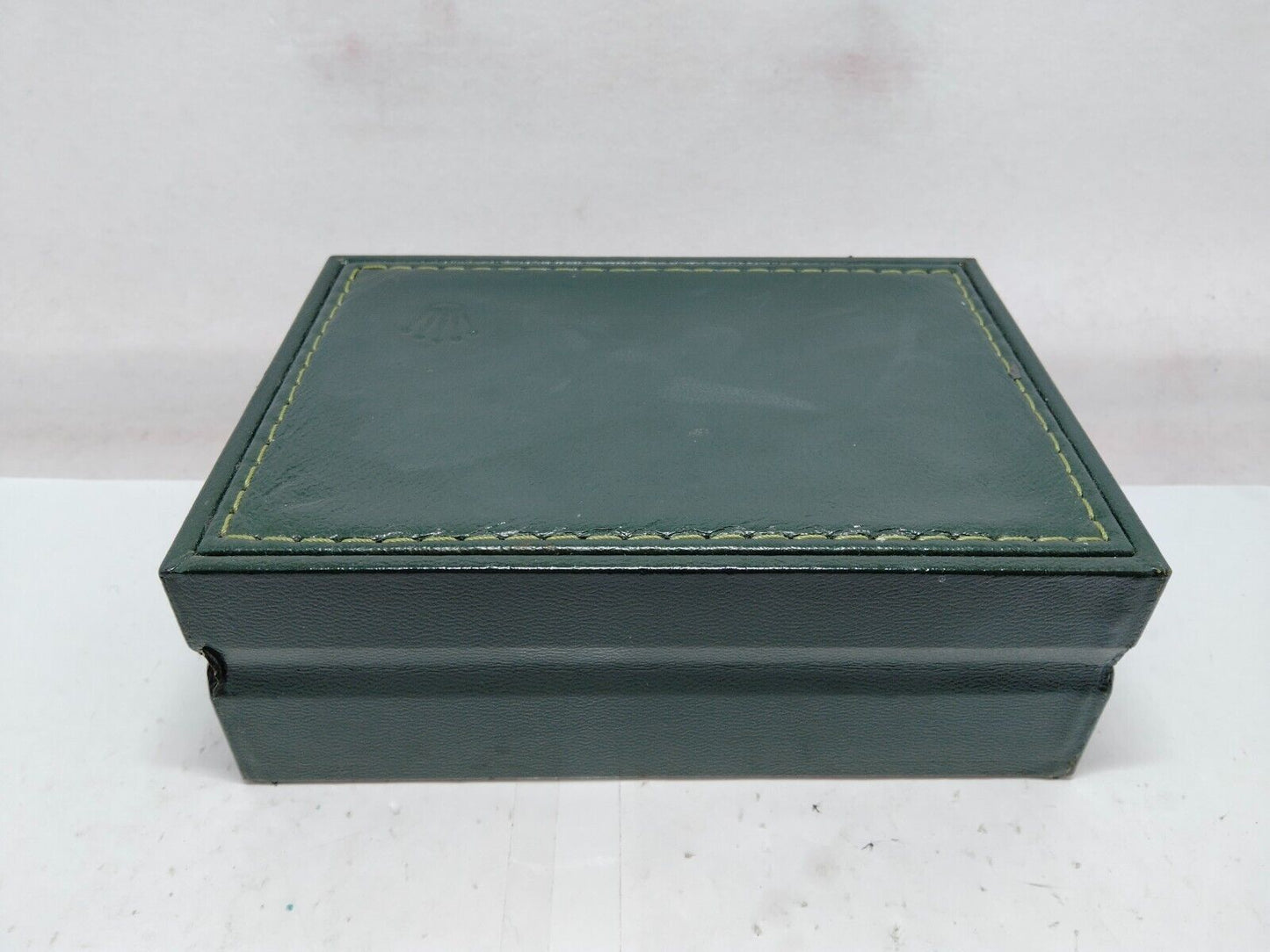 VINTAGE GENUINE ROLEX watch box case 68.00.02 Green no inner wood 0208001y4S