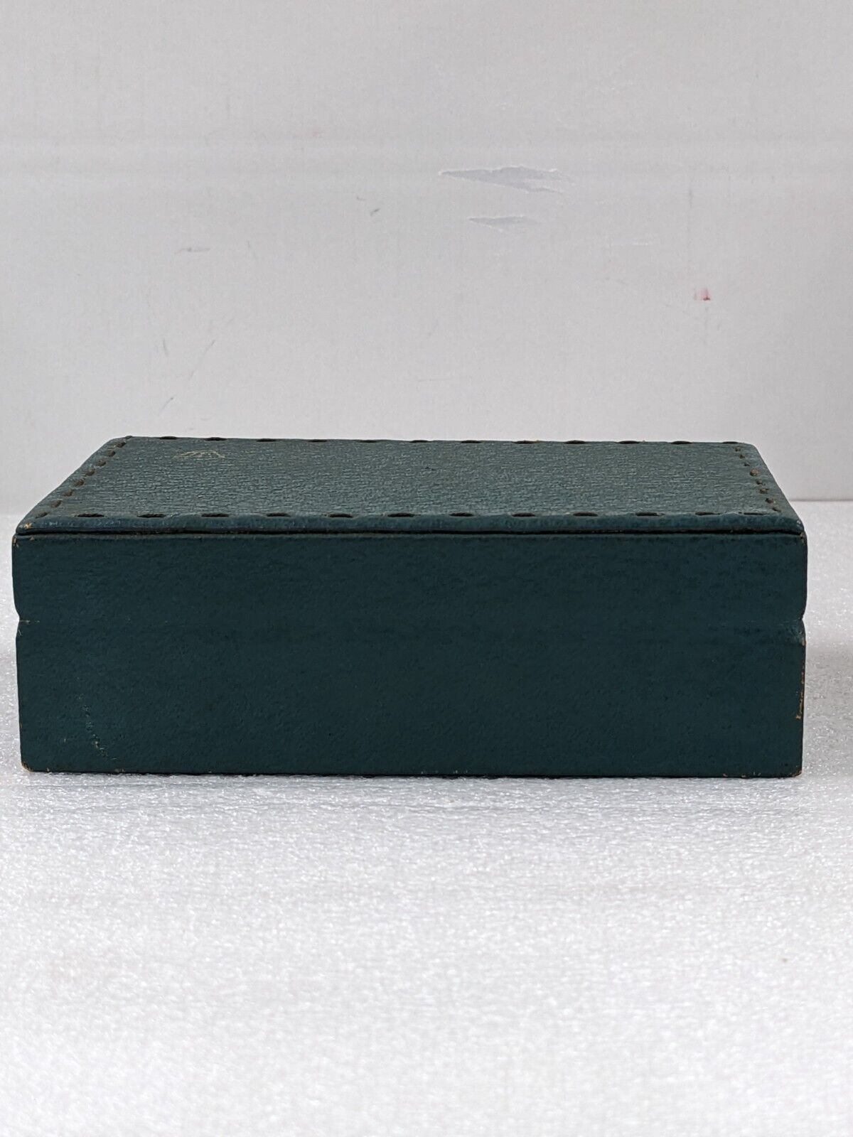 VINTAGE GENUINE ROLEX Green watch box case no inner 68.00.3 wood 231112002y1S