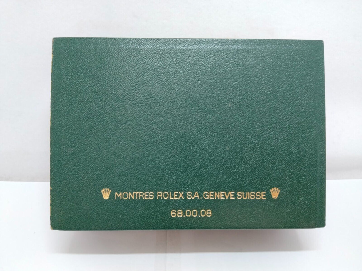 VINTAGE GENUINE ROLEX Green Watch Box Case 68.00.08 no inner cushion 0811002m4S