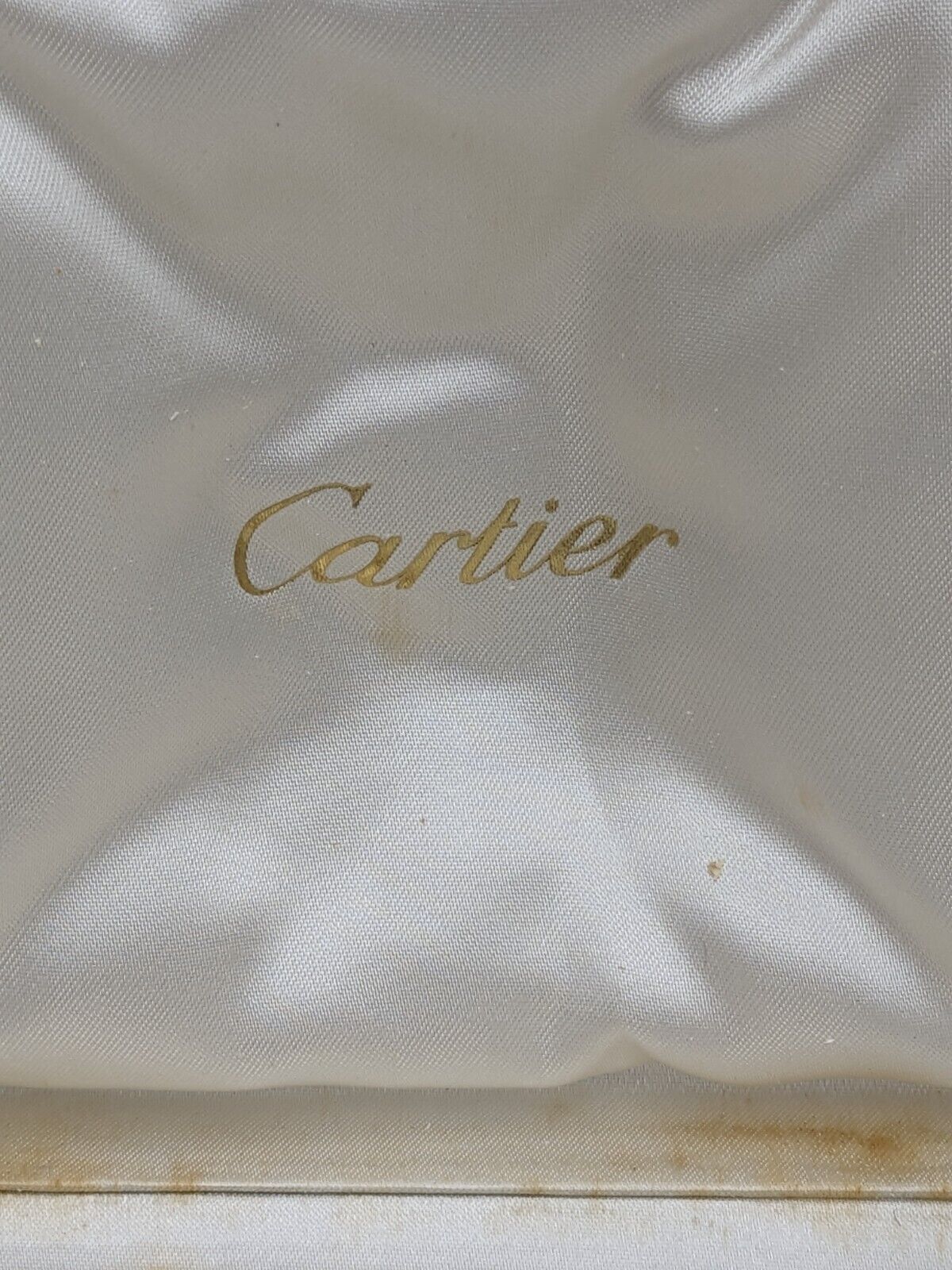 VINTAGE GENUINE CARTIER Red Leather watch box case CO1018 booklet 231010005y2S