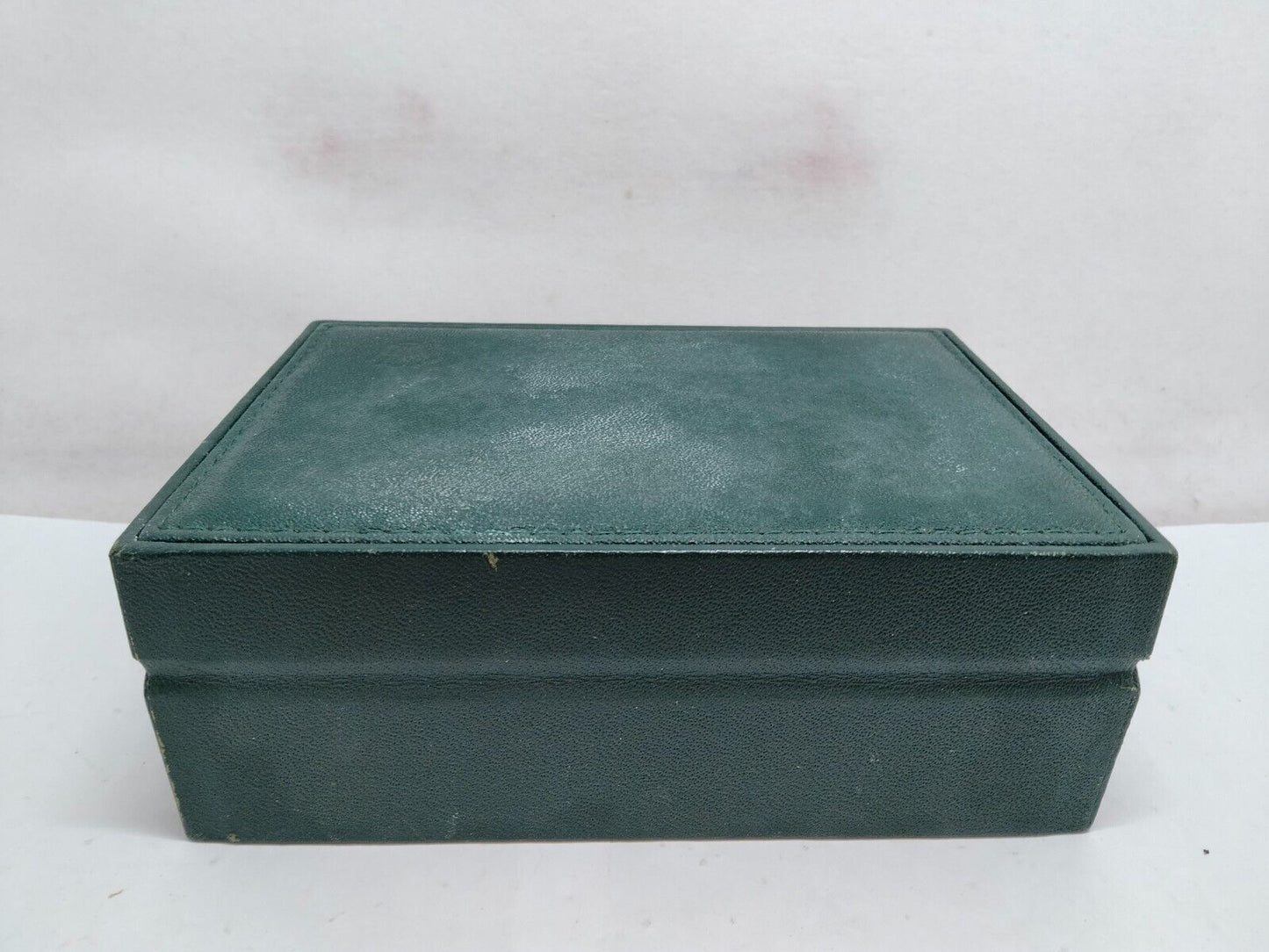 VINTAGE GENUINE ROLEX Green watch box case 68.00.08 no inner wood 230610001y1S