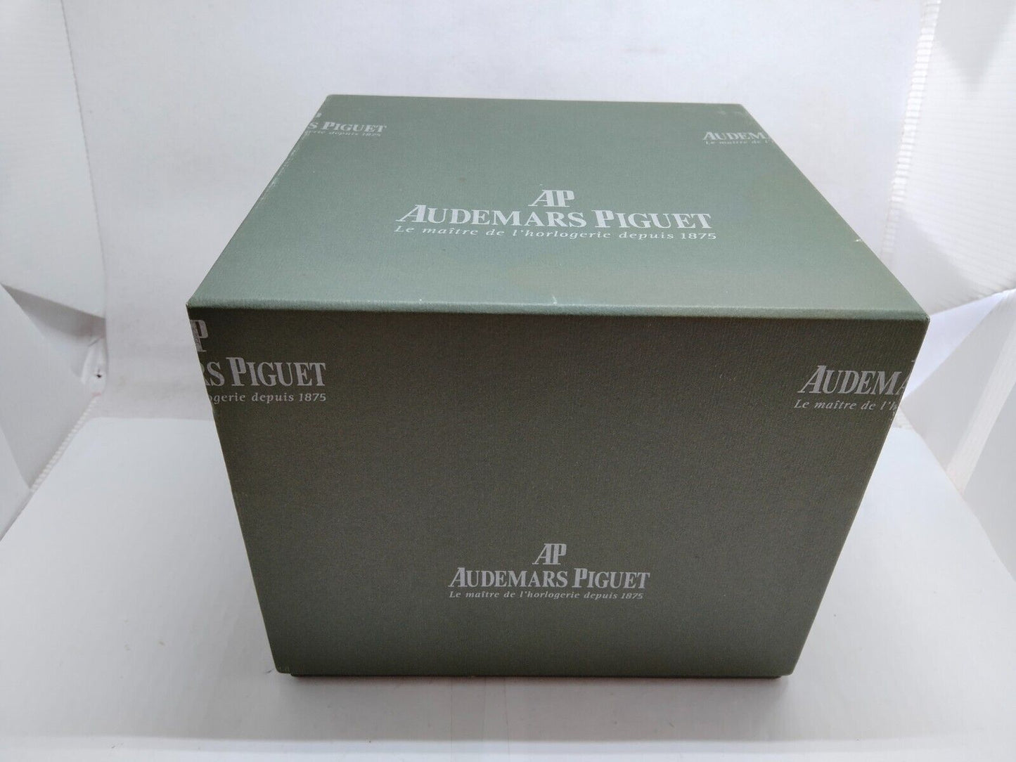 VINATAGE GENUINE Audemars Piguet watch box case booklet gray black 230611002yS