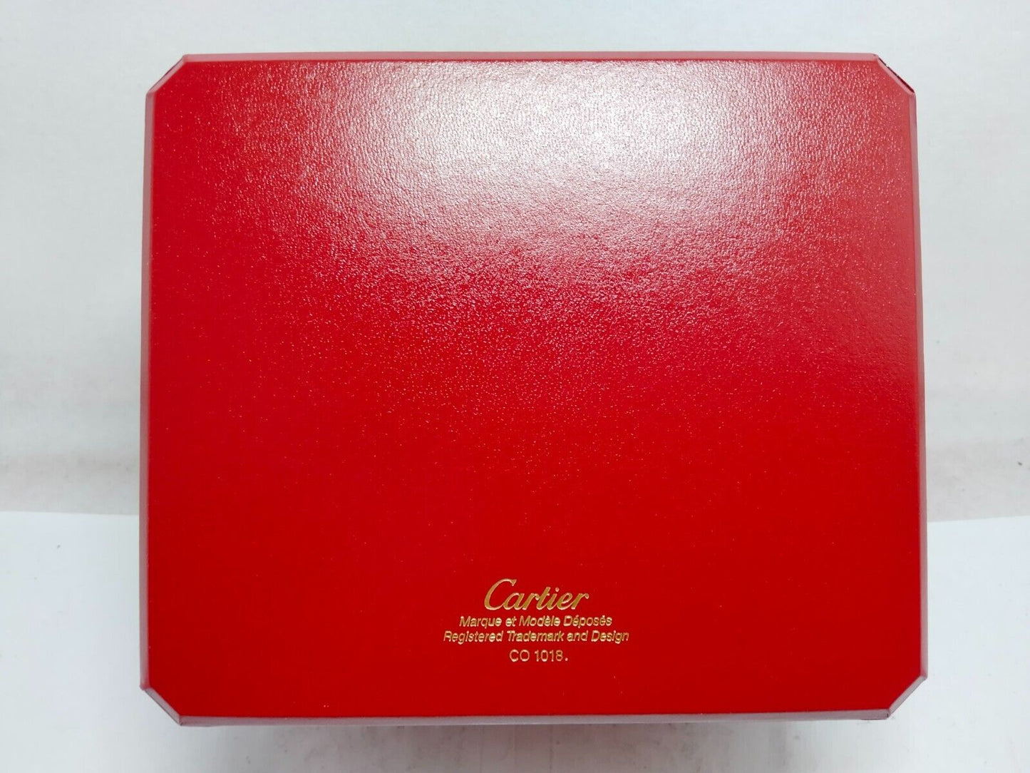 VINTAGE GENUINE CARTIER Red watch box case  leather booklet card 230530003yS