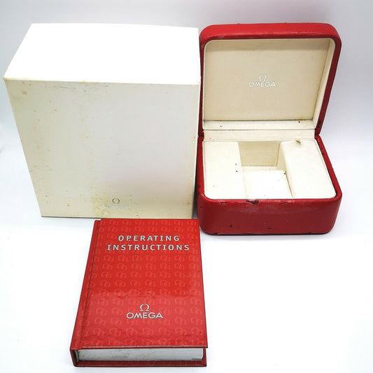 VINTAGE GENUINE OMEGA Seamaster watch box case booklet 0317001r