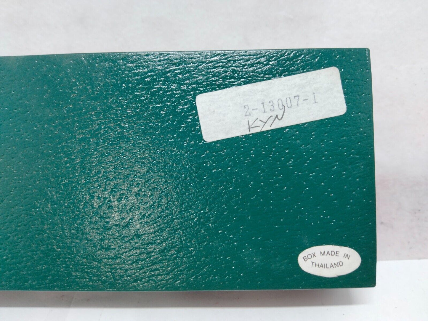 VINTAGE GENUINE GUCCI Dunhill watch box case Green leather wood 230602001y4S