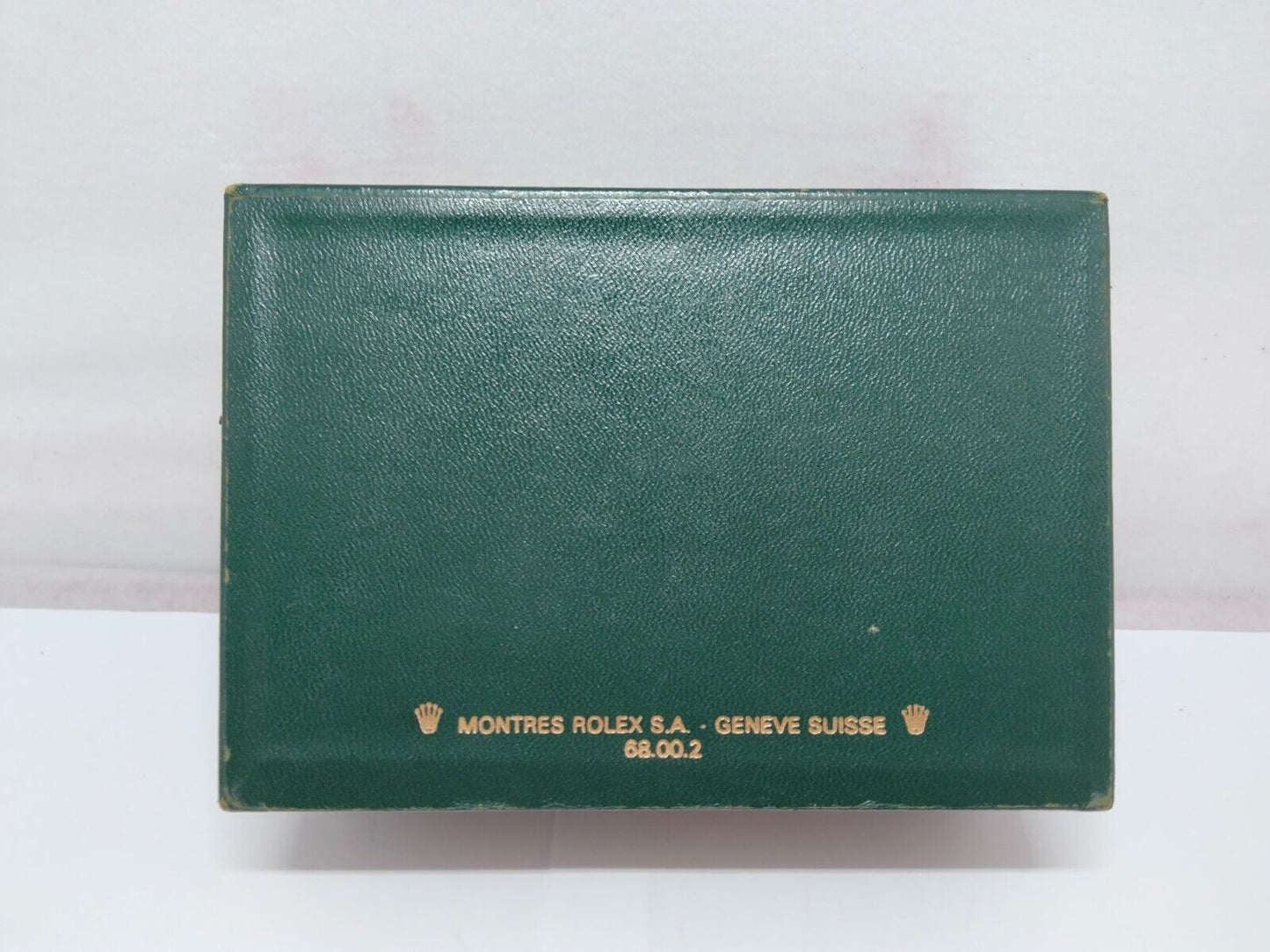 VINTAGE GENUINE ROLEX green watch box case 68.00.2 no inner cushion 1023003y1S