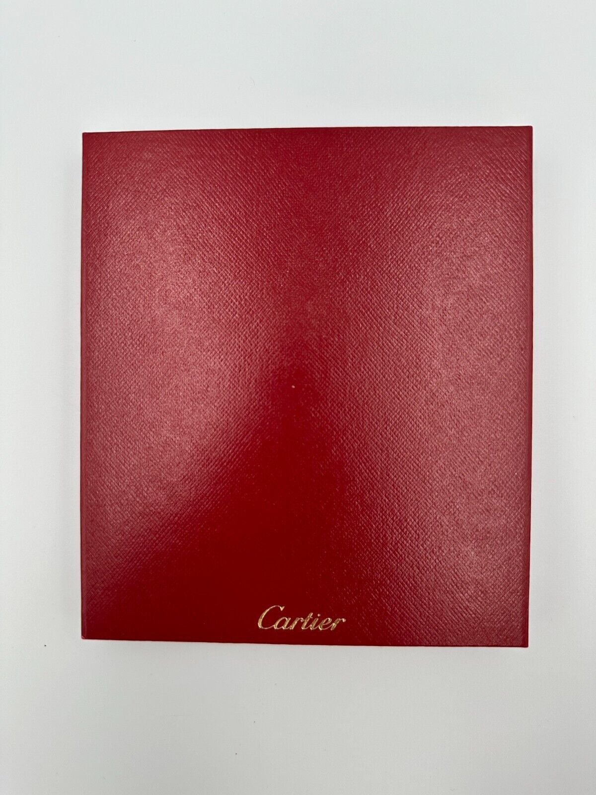 VINTAGE GENUINE Cartier Red COWA 0043 watch box case booklet DVD 240115006yA