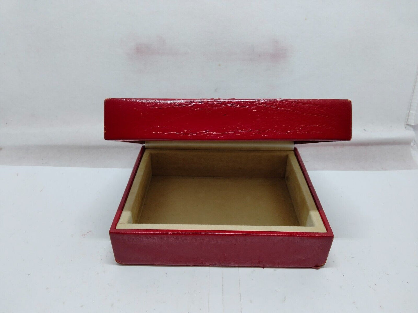 GENUINE ROLEX Red watch box case no inner cushion junk 14.00.02 230904005yS