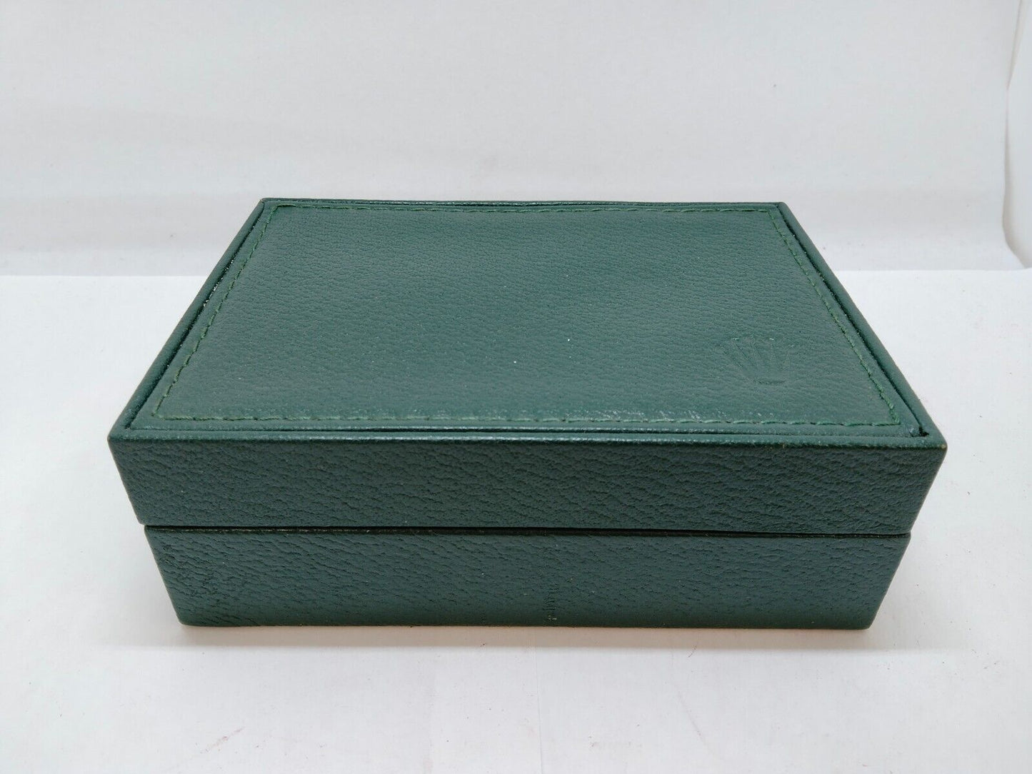 VINTAGE GENUINE ROLEX watch box case no inner cushion green 68.00.55 0610002y4S