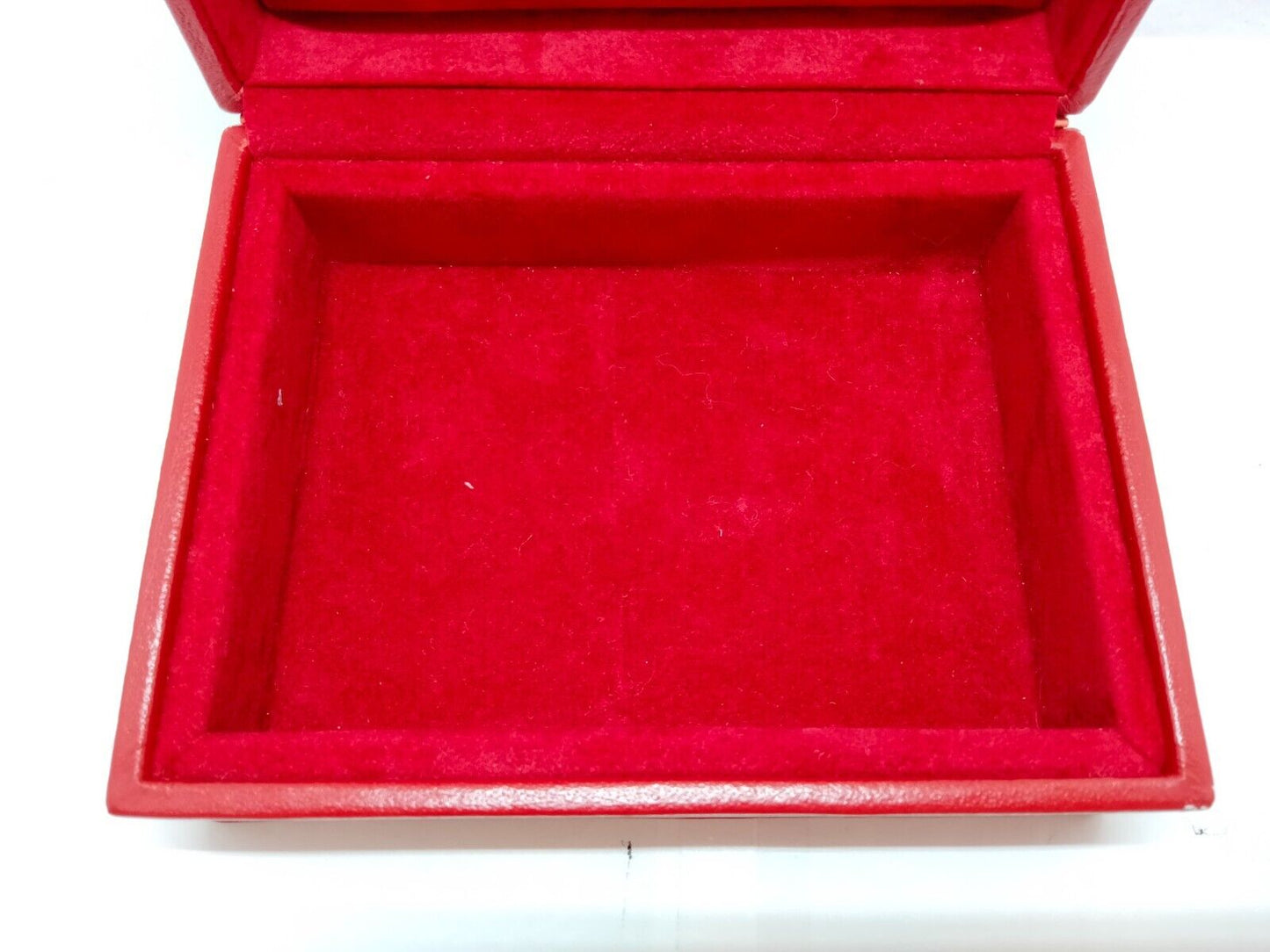 VINTAGE GENUINE ROLEX watch box case  no inner cushion red 14.00.08 1120011y4S