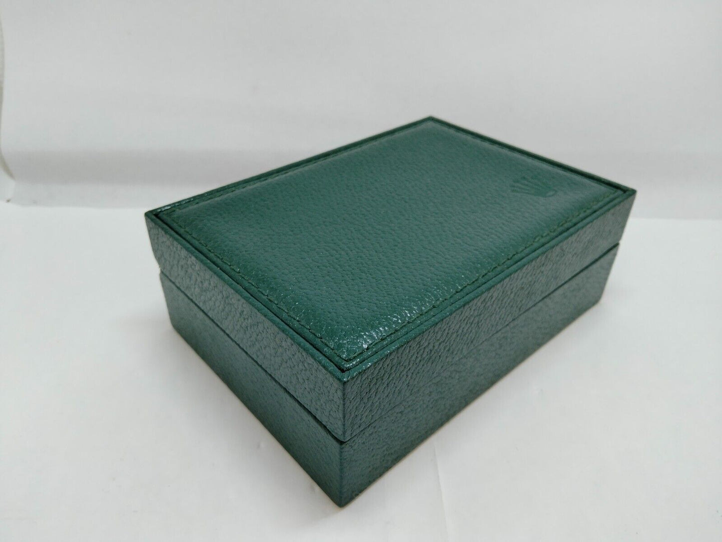 VINTAGE GENUINE ROLEX watch box case green 68.00.05 0619002y4S