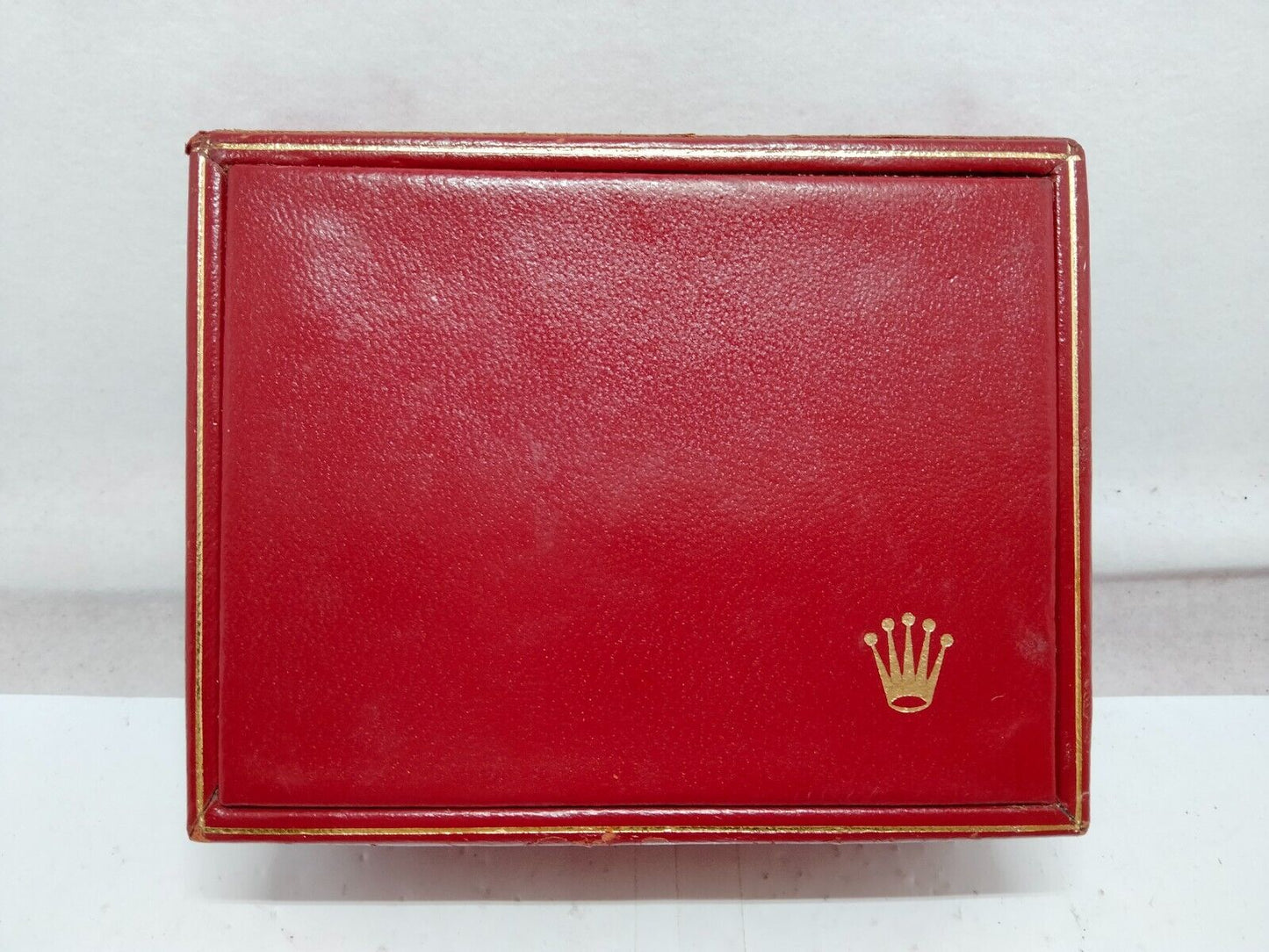 GENUINE ROLEX Red watch box case no inner cushion junk 14.00.02 230904005yS