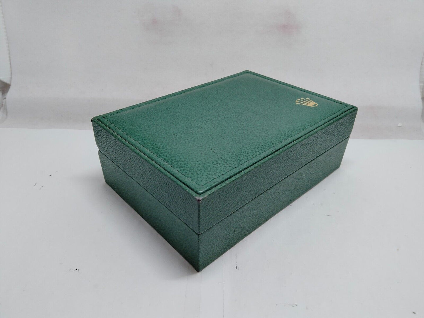 VINTAGE GENUINE ROLEX Green watch box case 68.00.08 no inner cushion 1223004y3S