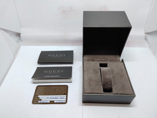 GENUINE GUCCI 75008 watch box case warranty guarantee card 2001' 1101001y4S