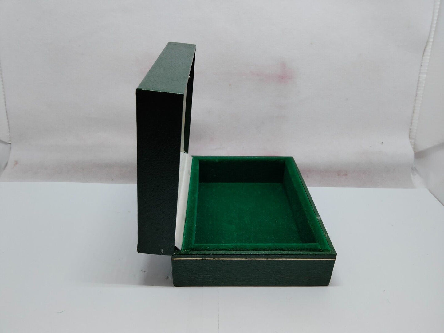 GENUINE ROLEX Green watch box case 11.00.2 wood leather no inner 230625002yS