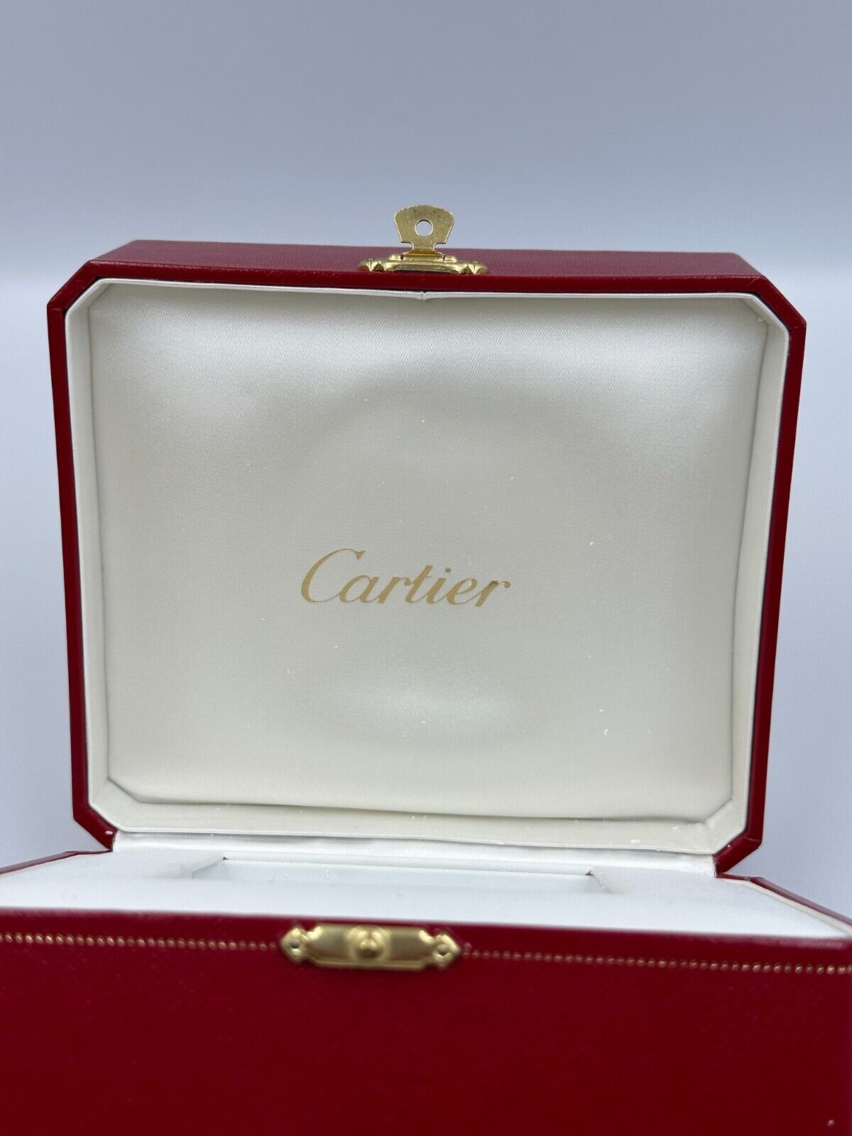 VINTAGE GENUINE CARTIER watch box case wood COWA 0043 Booklet DVD 240218007yA