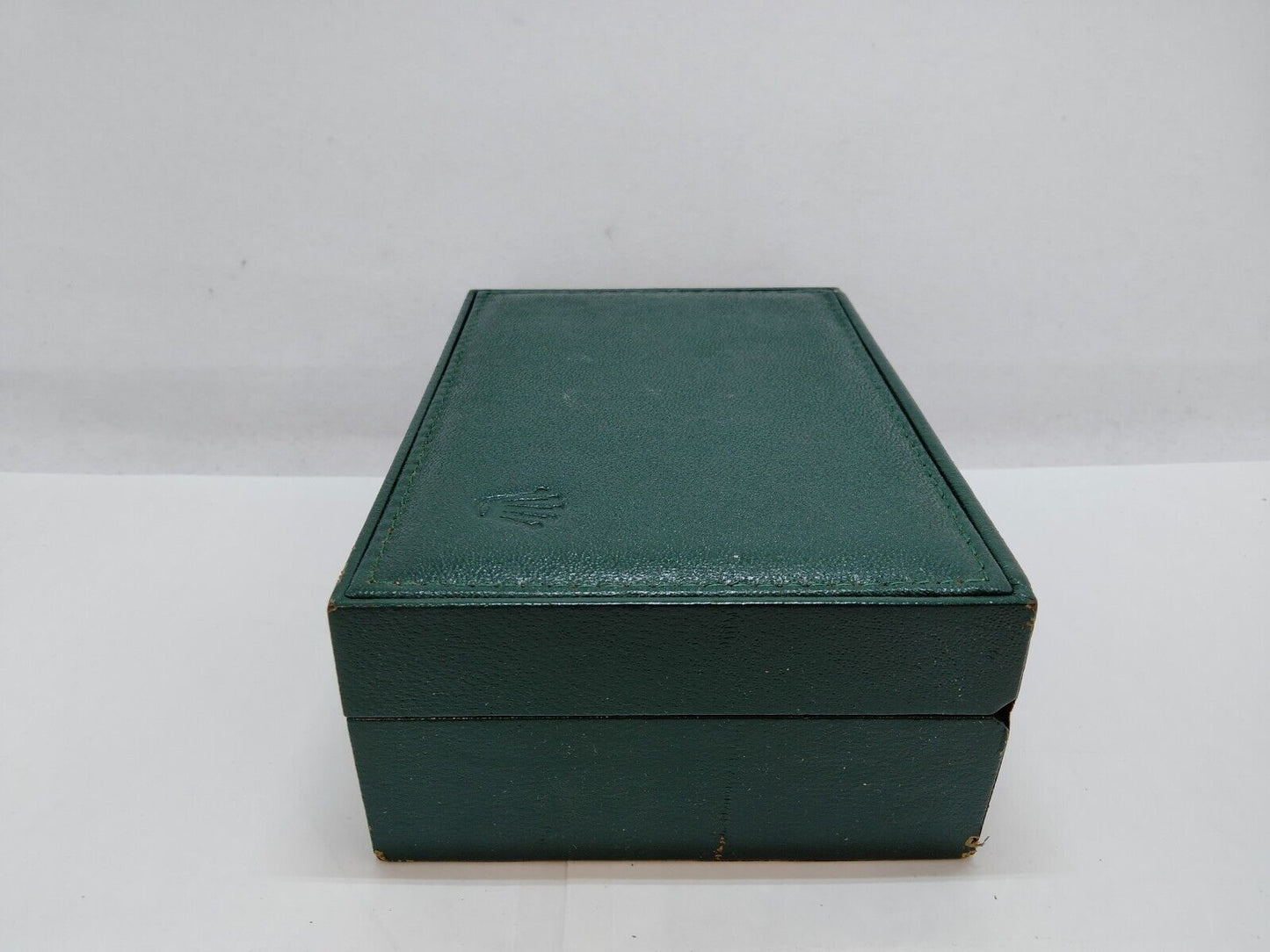 VINTAGE GENUINE ROLEX Green Watch Box 68.00.88 wood leather 0716002y14S