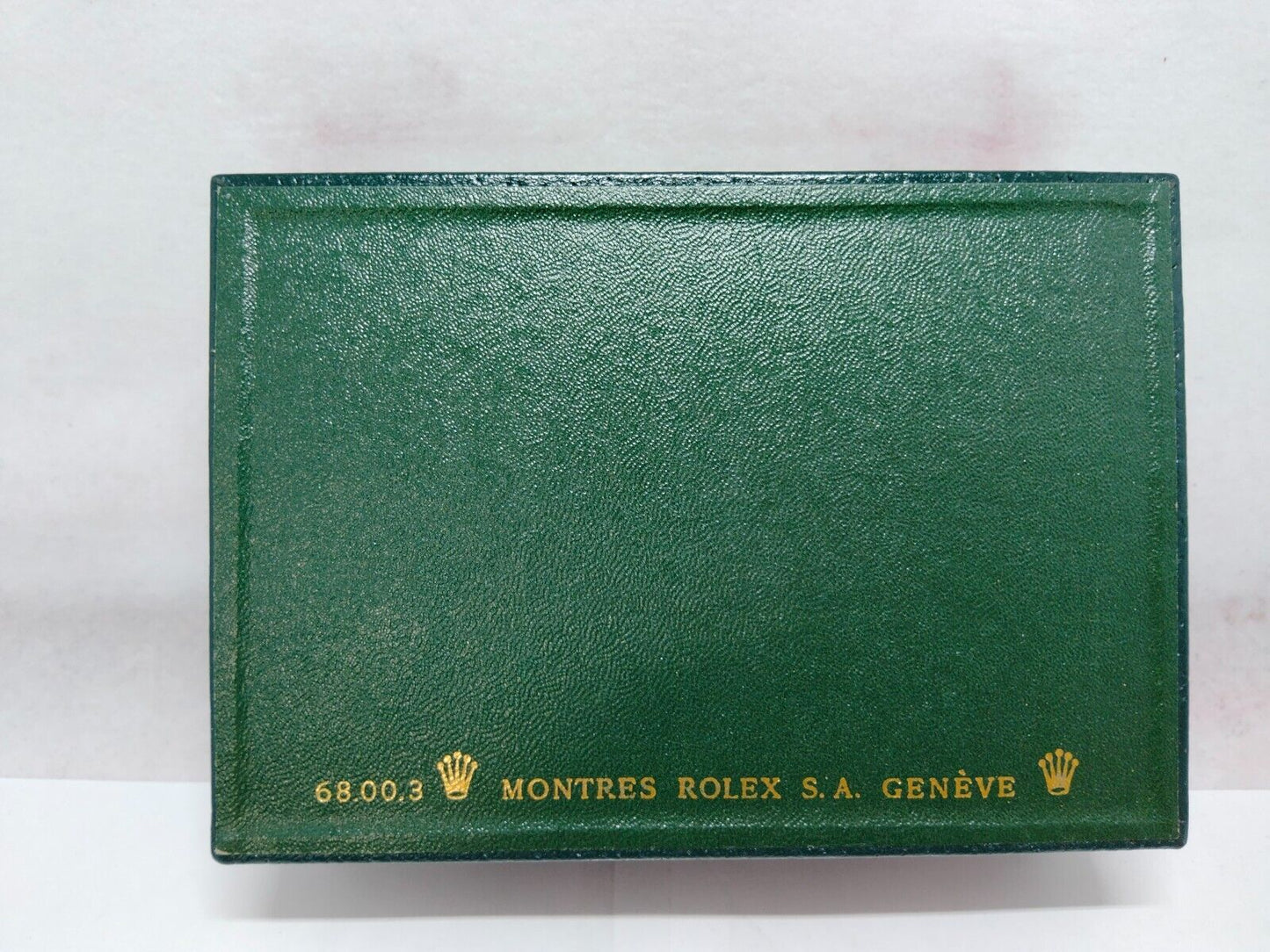 GENUINE ROLEX DATEJUST 16013/B Green watch box case 68.00.3 wood 230615003y3S