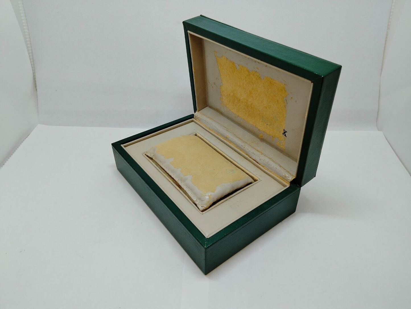 VINTAGE GENUINE ROLEX 16013 Datejust watch box case 68.00.06 green 0529006y1S