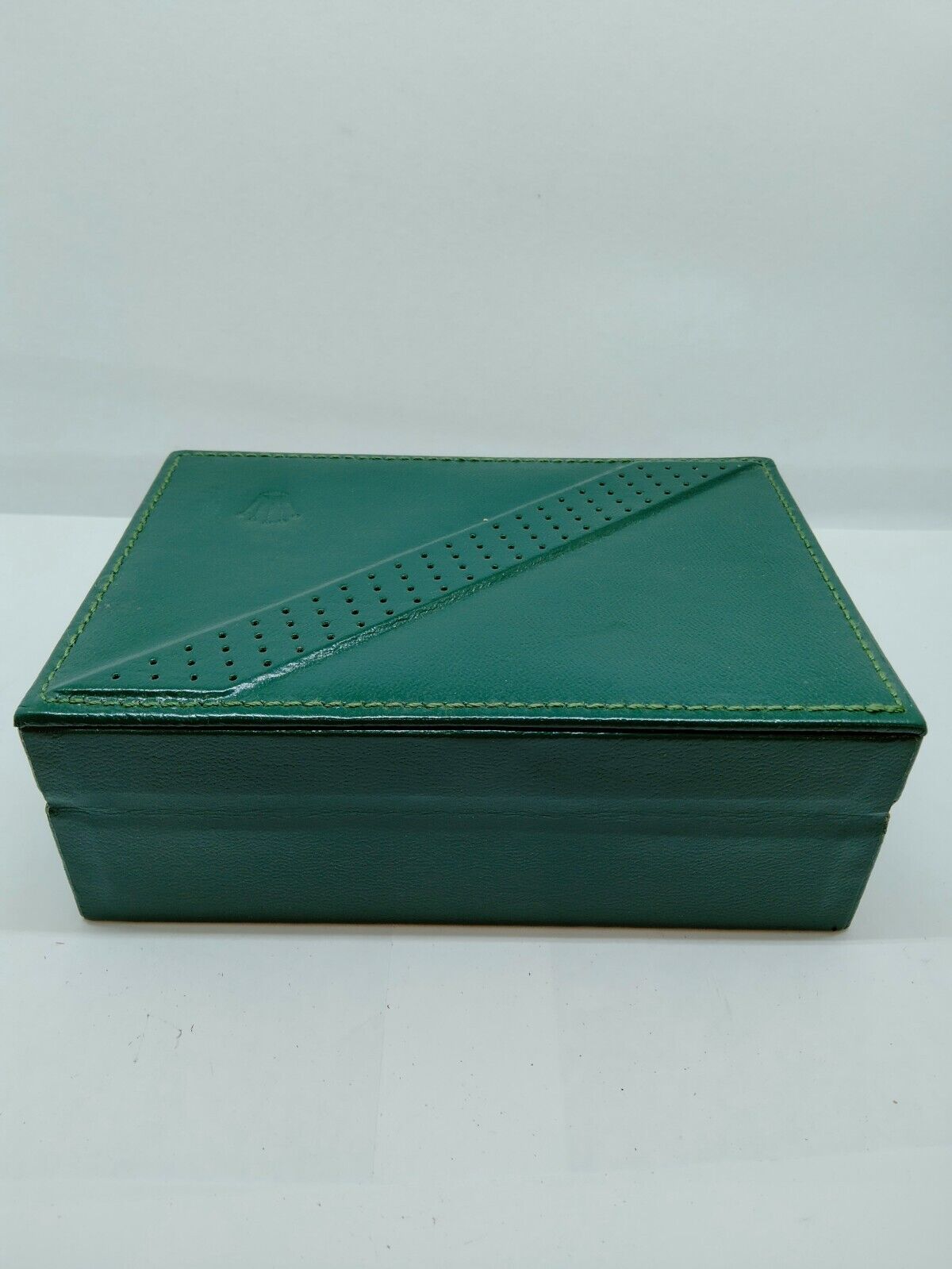 VINTAGE GENUINE ROLEX watch box case no inner cushion 68.00.06 Green 0521003y10S