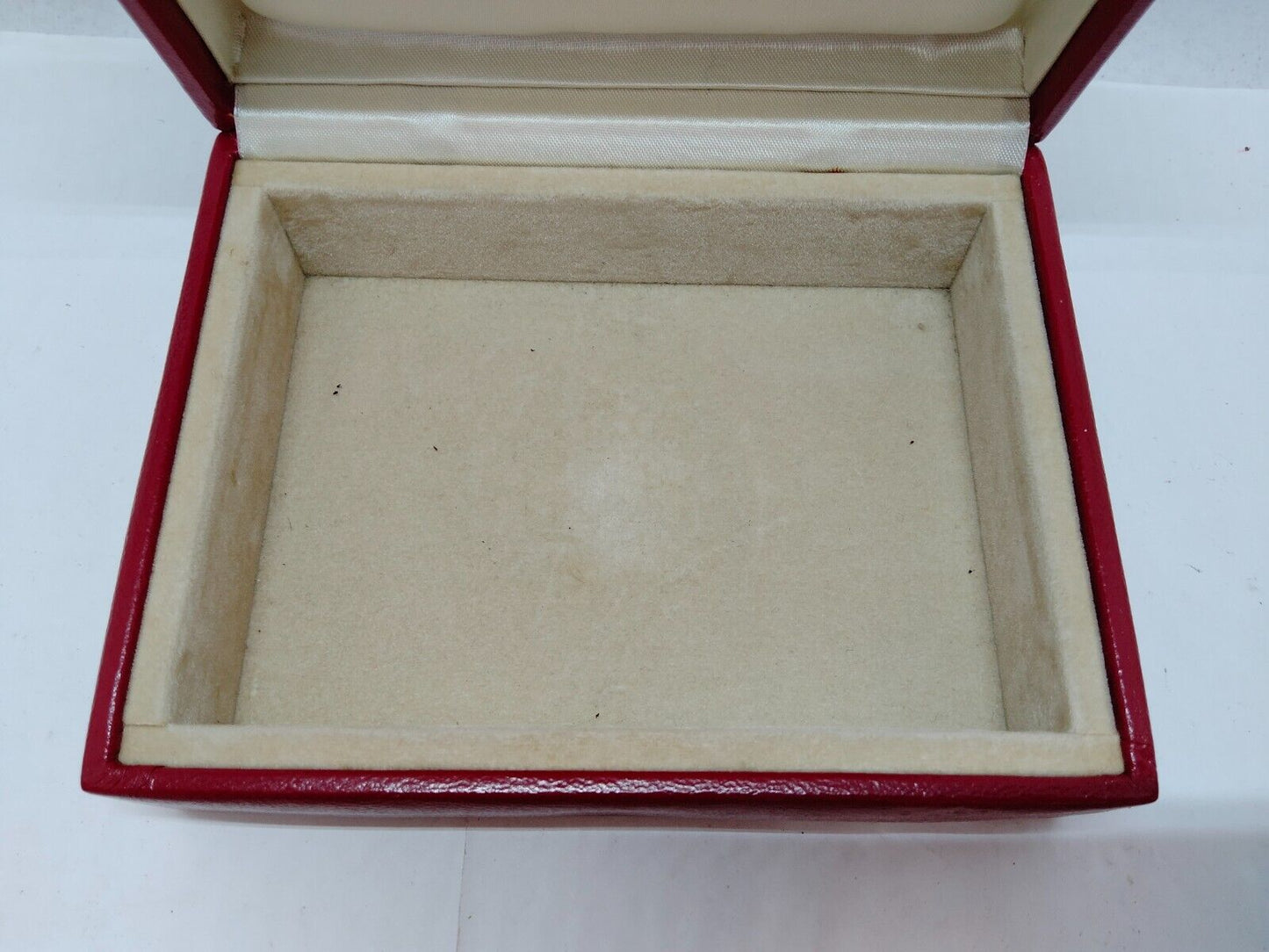 VINTAGE GENUINE ROLEX red watch box case 14.00.02 0707003y8S