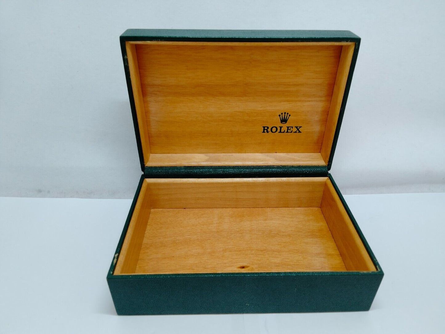 VINTAGE GENUINE ROLEX Green Watch Box Case 68.00.08 no inner cushion 0811002m4S