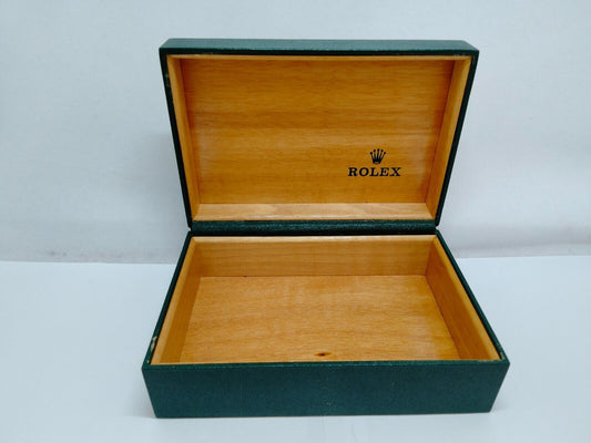 VINTAGE GENUINE ROLEX Green Watch Box Case 68.00.08 no inner cushion 0811002m4S