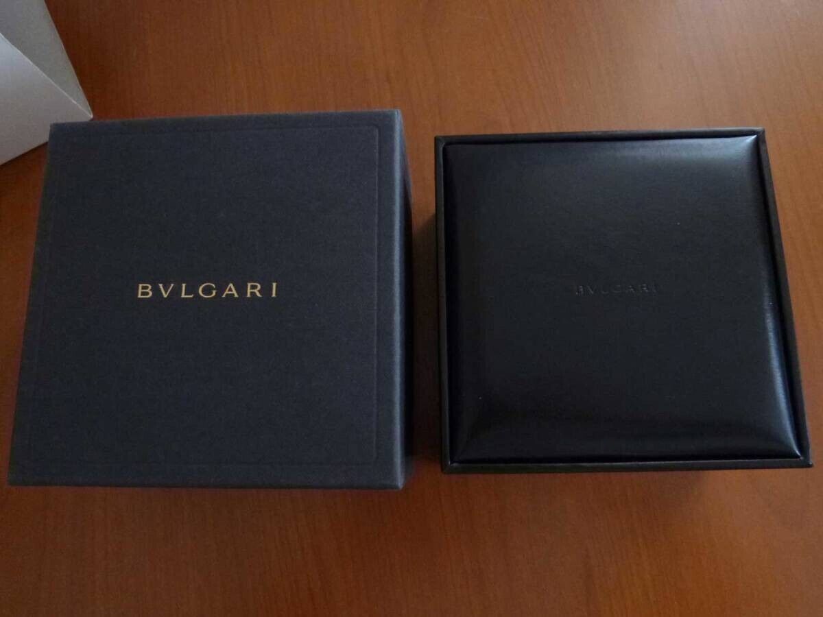 VINTAGE GENUINE BVLGARI watch box case warranty guarantee paper 230930005yS