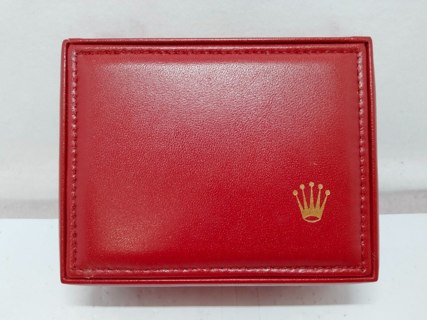 VINTAGE GENUINE ROLEX watch box case no inner wood leather 14.00.71 230818005y1S