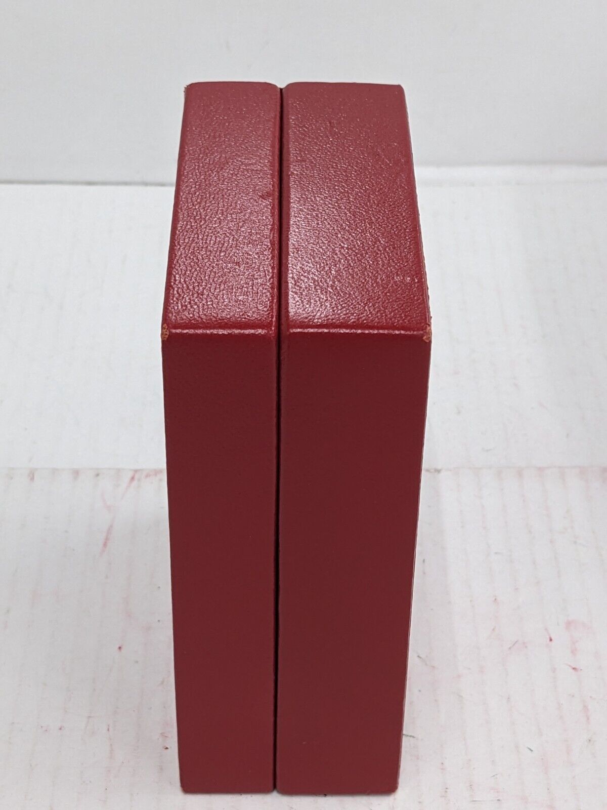 VINTAGE GENUINE ROLEX Red watch box case 14.00.02 no inner wood 231008012yS