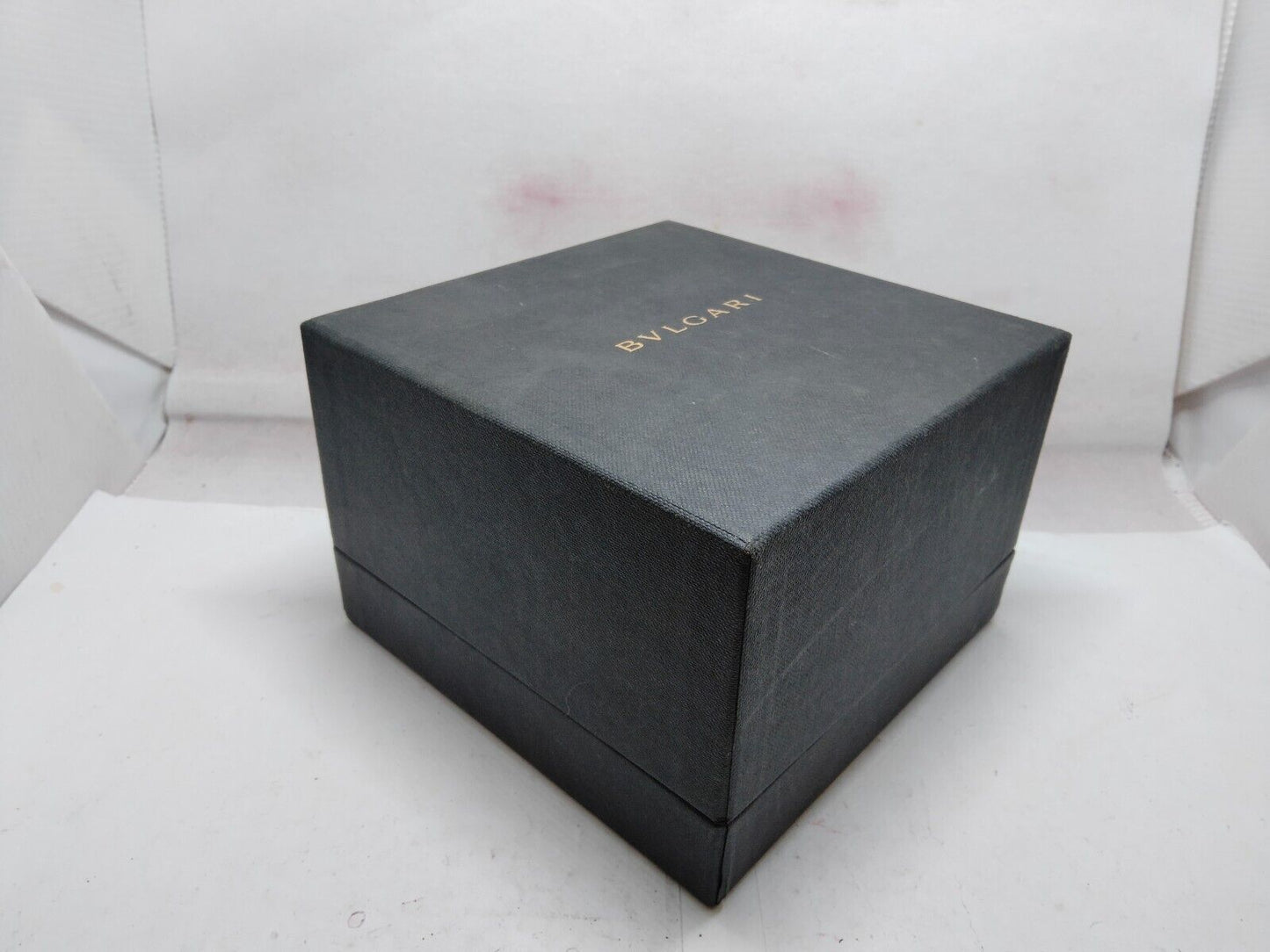 VINTAGE GENUINE BVLGARI watch box case black warranty guarantee 231120004y3S