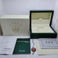 VINTAGE GENUINE Rolex watch box case 39134.04 wave tag legno pelle 230617006y2S
