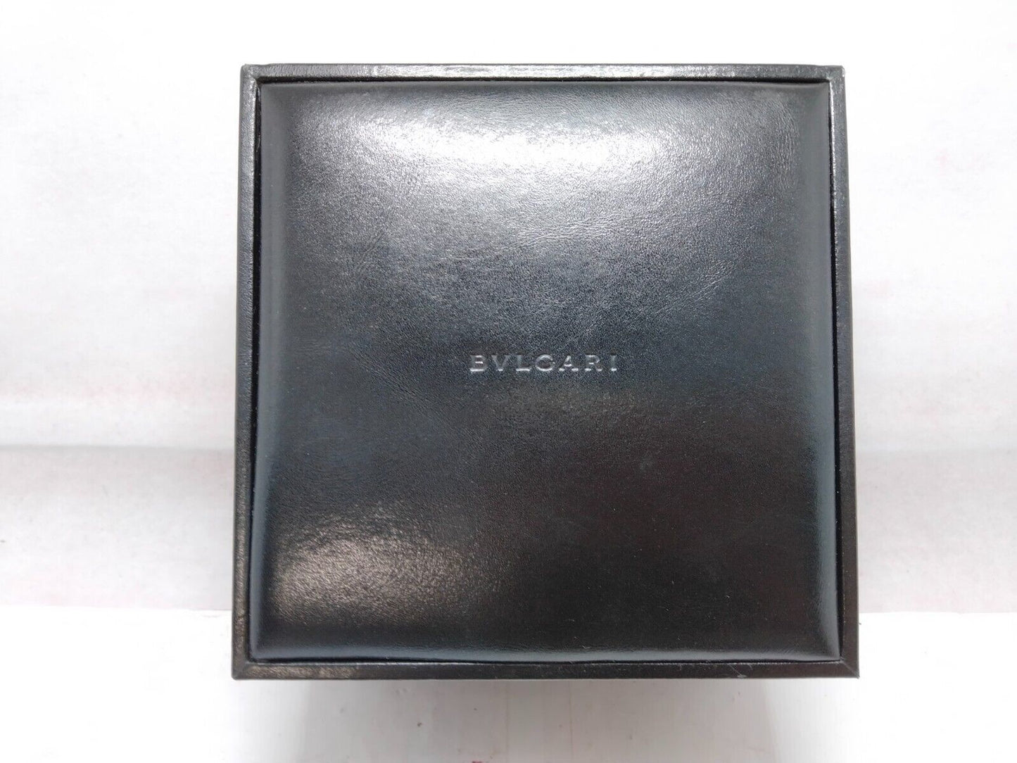 VINTAGE GENUINE BVLGARI watch box case black warranty guarantee 231120004y3S