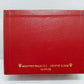 VINTAGE GENUINE ROLEX 14.00.02 watch box case red wood leather 230612004yS