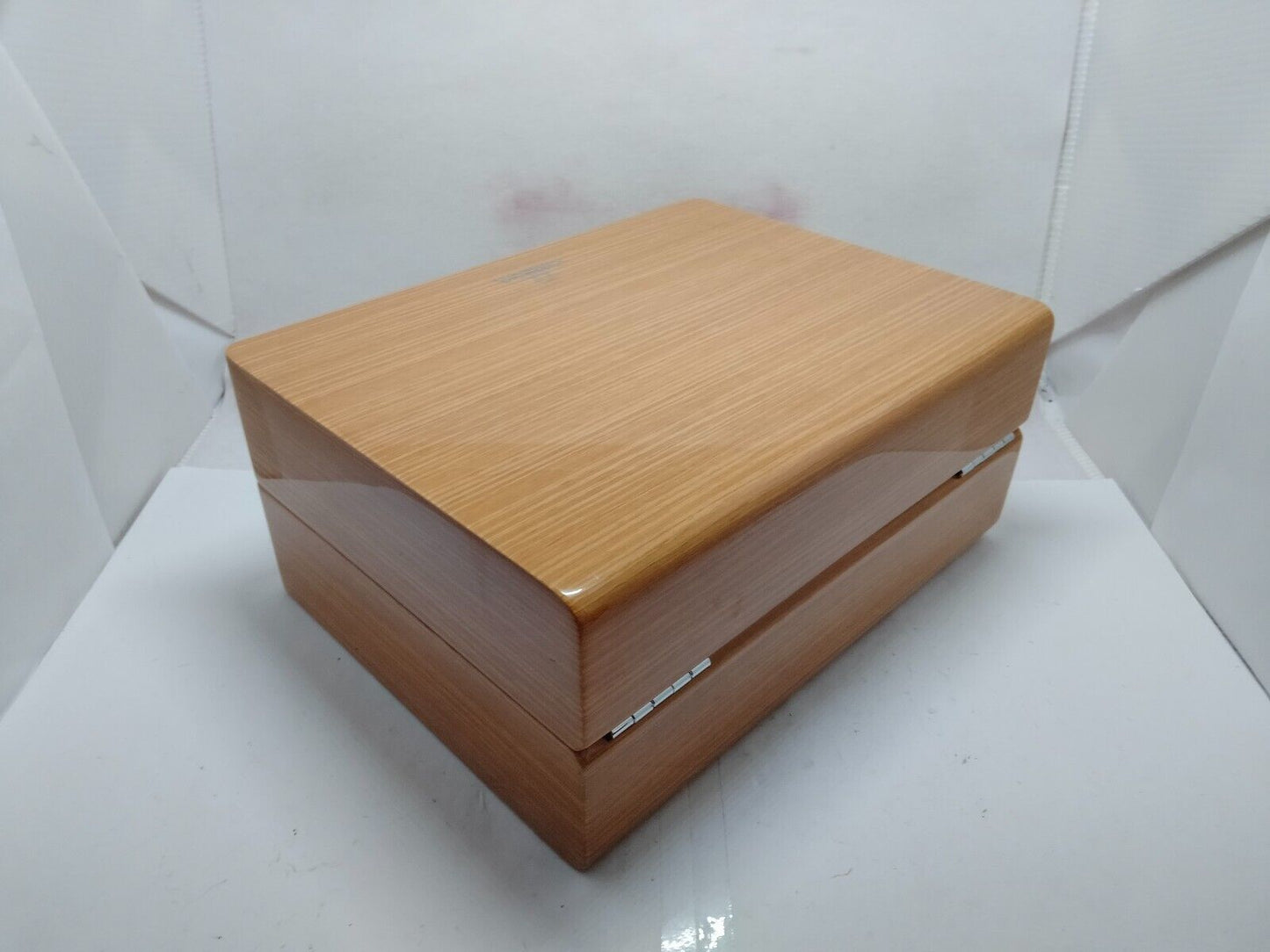 GENUINE OMEGA watch box case Speedmaster seamaster wood leather 230825001yS