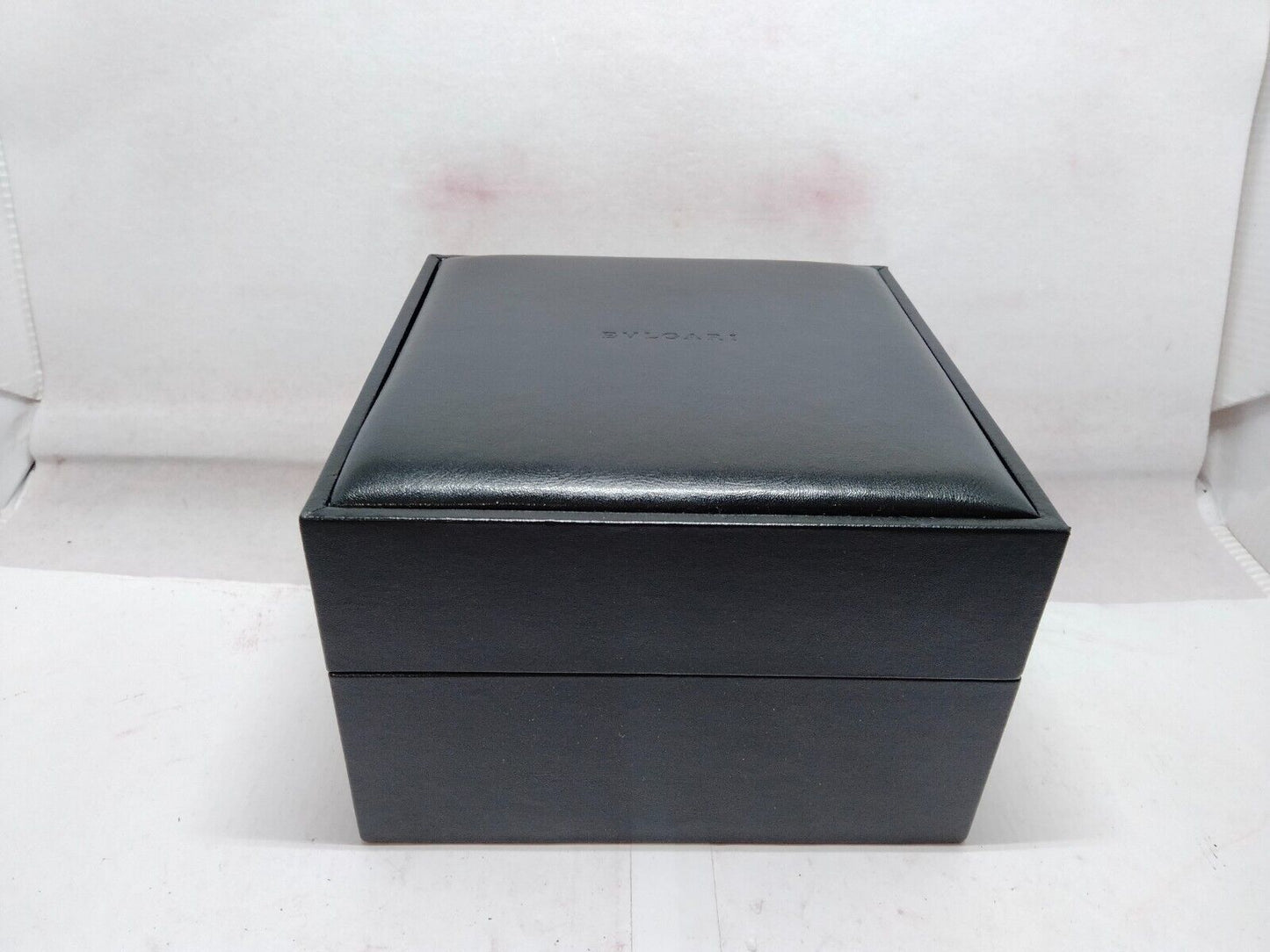 VINTAGE GENUINE BVLGARI watch box case black warranty guarantee 231120004y3S