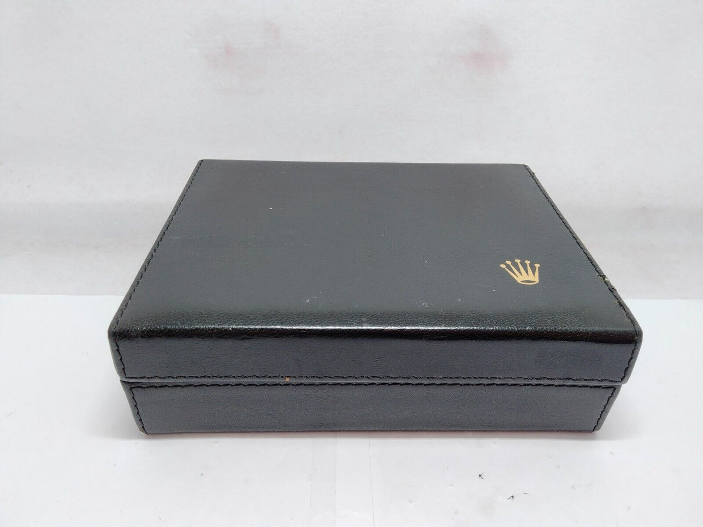 VINTAGE GENUINE ROLEX Cellini watch box case 49.00.08 gray leather 1214052eS