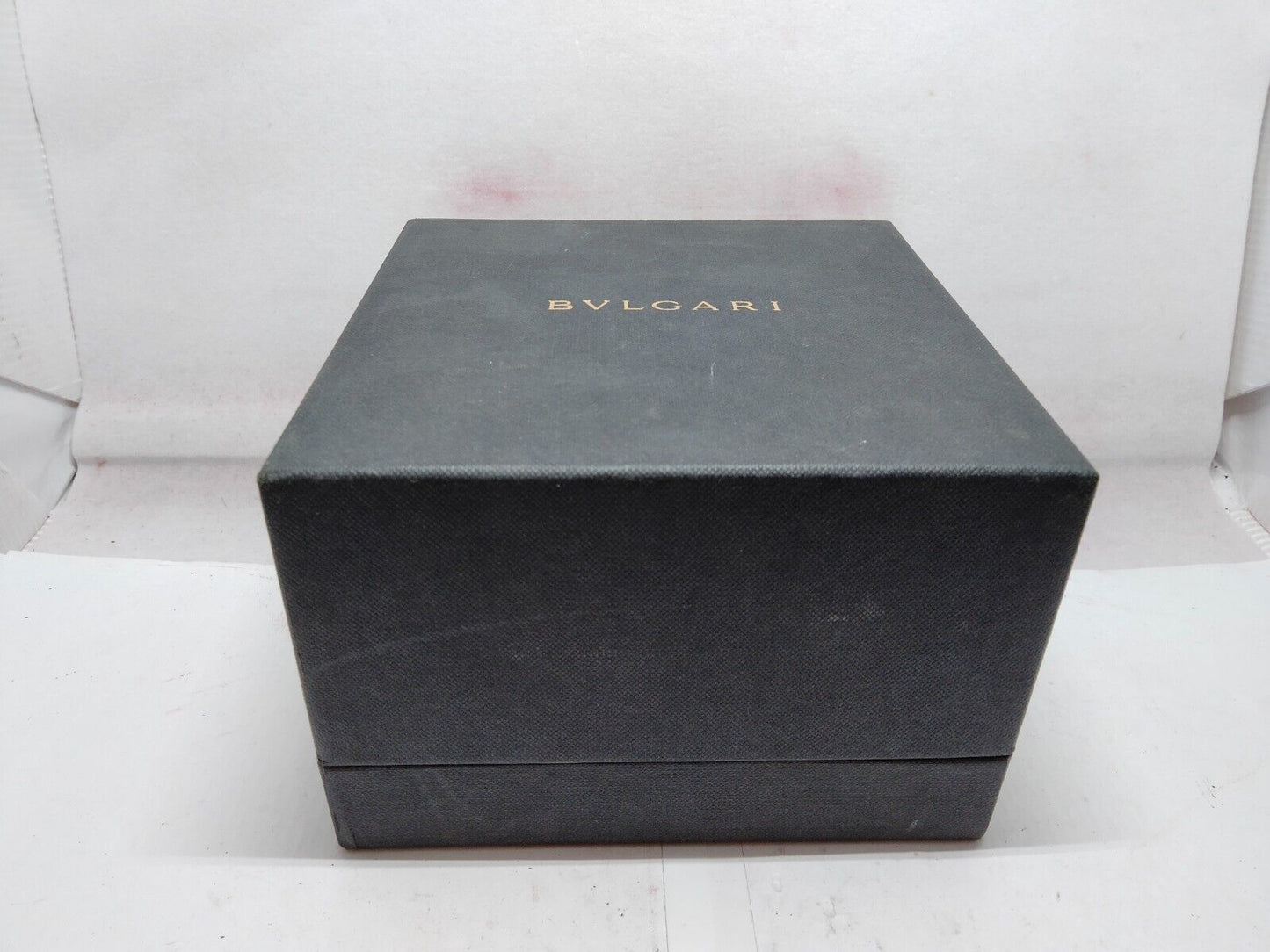 VINTAGE GENUINE BVLGARI watch box case black warranty guarantee 231120004y3S